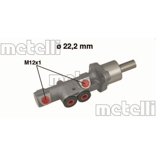 Hauptbremszylinder Metelli 05-0534 f&uuml;r Audi Seat Skoda VW
