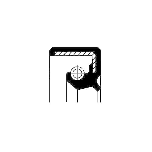 Wellendichtring Radnabe Corteco 19026533B f&uuml;r Daf Mercedes Benz Mercedes Benz ZF