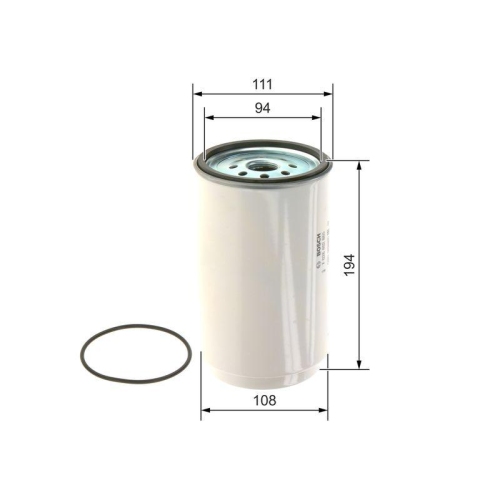 Kraftstofffilter Bosch F026402865 f&uuml;r Volvo