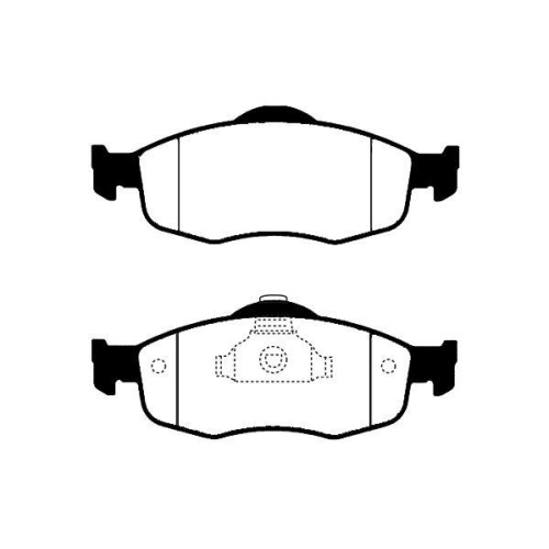 Bremsbelagsatz Scheibenbremse Raicam RA.0448.0 f&uuml;r Ford Vorderachse
