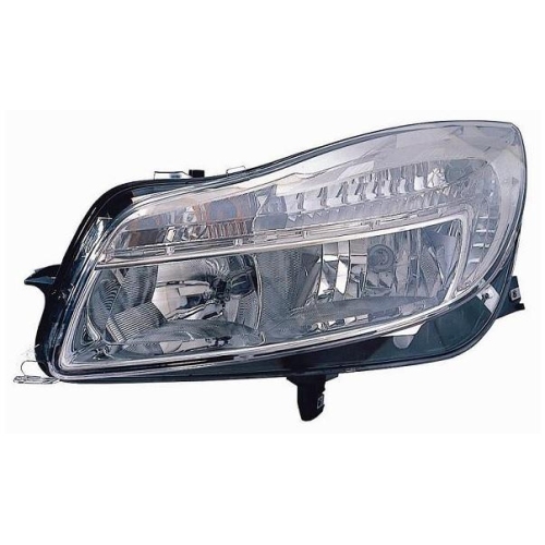 RECHTER SCHEINWERFER OPEL INSIGNIA 2009 PARAB. CHROM MIT RECHTEM MOTOR MARKEN