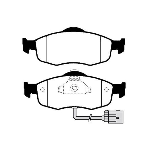 Bremsbelagsatz Scheibenbremse Raicam RA.0449.0 f&uuml;r Ford Vorderachse