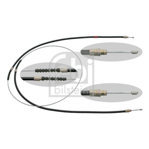 Seilzug Feststellbremse Febi Bilstein 17903 f&uuml;r Citro&euml;n Fiat Peugeot