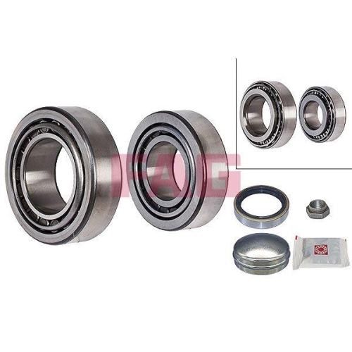 Radlagersatz Schaeffler Fag 713 6504 30 f&uuml;r Citro&euml;n Fiat Peugeot Hinterachse