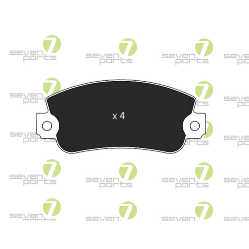 Bremsbelagsatz Scheibenbremse 7 Seven Parts SVP12990 für Audi Fiat Lancia Seat