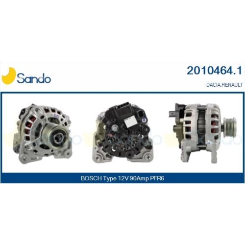Generator Sando 2010464.1 für Nissan Renault Dacia