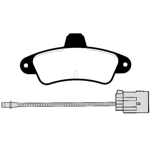 Bremsbelagsatz Scheibenbremse Raicam RA.0450.1 f&uuml;r Ford Hinterachse