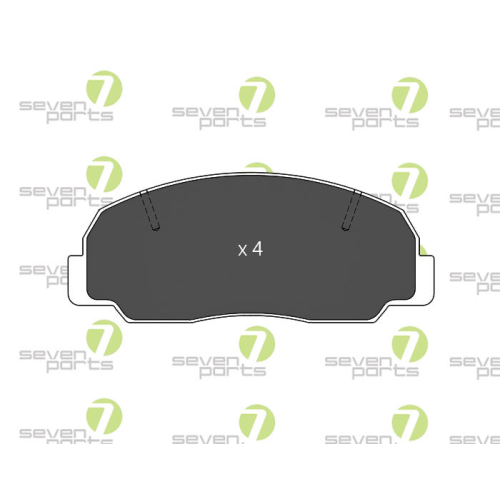 Bremsbelagsatz Scheibenbremse 7 Seven Parts SVP13020 für Daihatsu Lexus Mazda