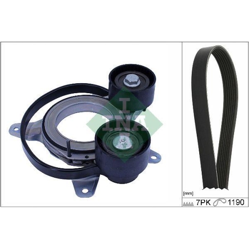 Keilrippenriemensatz Schaeffler Ina 529 0547 10 f&uuml;r Volvo