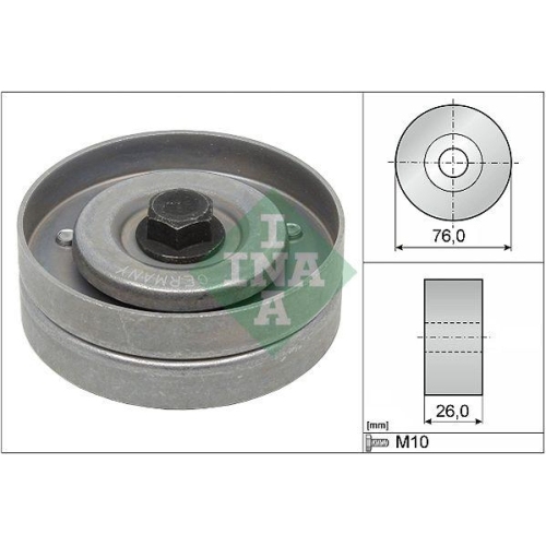 Umlenk /führungsrolle Keilrippenriemen Schaeffler Ina 532 0402 30 für Honda Opel