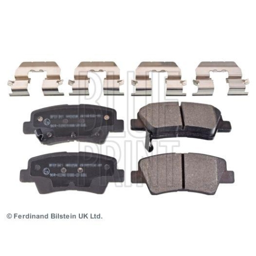 Bremsbelagsatz Scheibenbremse Blue Print ADG042188 f&uuml;r Hyundai Kia Hinterachse