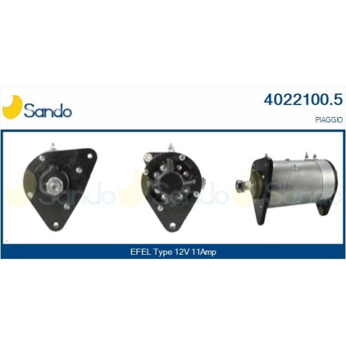 Startergenerator Sando 4022100.5 f&uuml;r Khd Volvo Steyr Piaggio Hako
