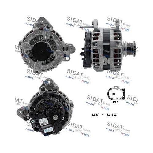 Generator Sidat A12BH0257 f&uuml;r Audi Seat Skoda VW Vag