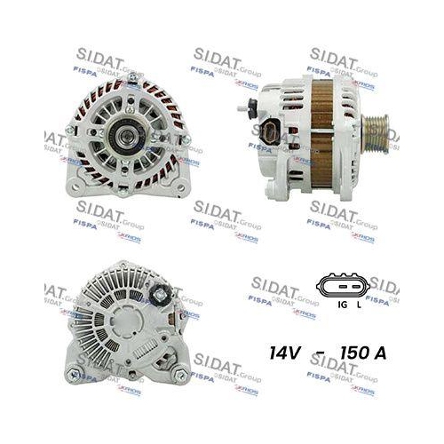 Generator Sidat A12MH0695A2 für Mitsubishi Nissan