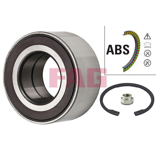 Radlagersatz Schaeffler Fag 713 6907 00 f&uuml;r Alfa Romeo Fiat Lancia Vorderachse