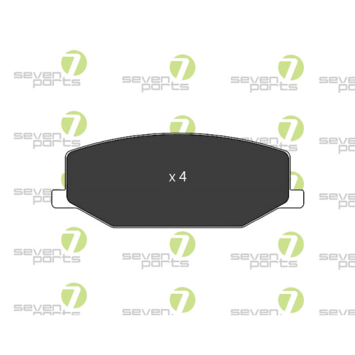 Bremsbelagsatz Scheibenbremse 7 Seven Parts SVP13080 für Suzuki 1. Vorderachse