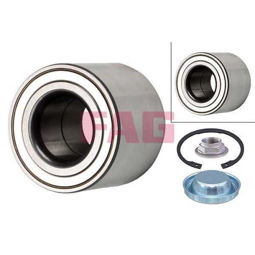 Radlagersatz Schaeffler Fag 713 6404 80 f&uuml;r Citro&euml;n Opel Peugeot Hinterachse