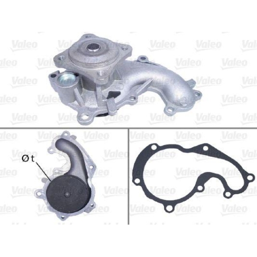 Wasserpumpe Motork&uuml;hlung Valeo 506641 f&uuml;r Ford