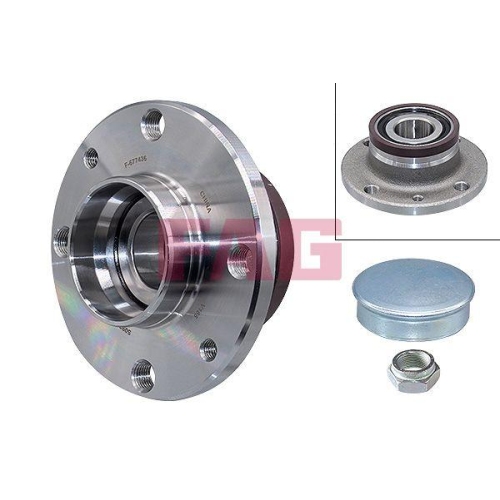 Radlagersatz Schaeffler Fag 713 6909 20 f&uuml;r Fiat Hinterachse
