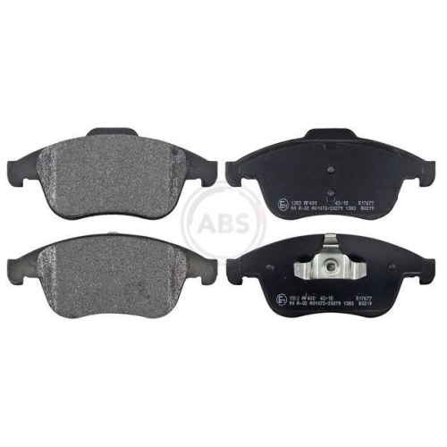 Bremsbelagsatz Scheibenbremse A.b.s. 37749 f&uuml;r Renault Vorderachse