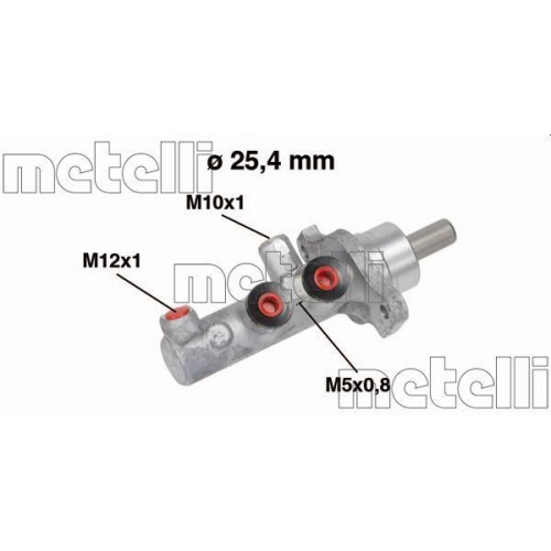 Hauptbremszylinder Metelli 05-0570 f&uuml;r Opel