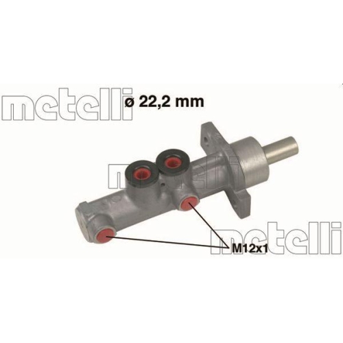 Hauptbremszylinder Metelli 05-0597 f&uuml;r Citro&euml;n Peugeot
