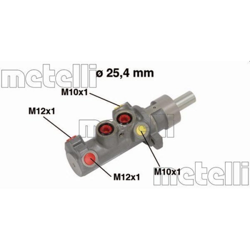 Hauptbremszylinder Metelli 05-0641 f&uuml;r Ford