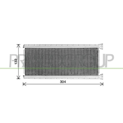Wärmetauscher Innenraumheizung Prasco CI924H002 Aq für Citroën Vorne
