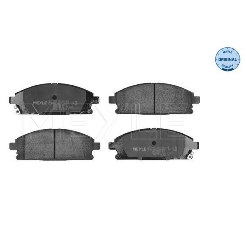 Bremsbelagsatz Scheibenbremse Meyle 0252342016W Meyle-original: True To Oe. f&uuml;r