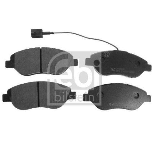 Bremsbelagsatz Scheibenbremse Febi Bilstein 116012 f&uuml;r Alfa Romeo Chrysler Fiat