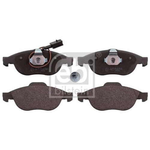 Bremsbelagsatz Scheibenbremse Febi Bilstein 116014 für Alfa Romeo Lancia