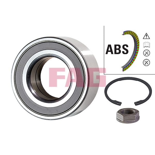 Wheel Bearing Kit Fag 713 6307 60 for Citroën Peugeot General Motors Front Axle