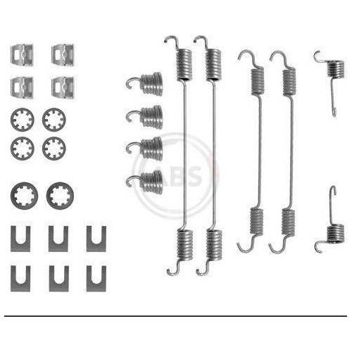 Zubeh&ouml;rsatz Bremsbacken A.b.s. 0656Q f&uuml;r Peugeot Hinterachse