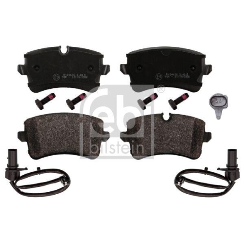 Bremsbelagsatz Scheibenbremse Febi Bilstein 116016 f&uuml;r Audi Porsche Hinterachse