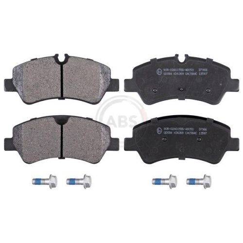 Bremsbelagsatz Scheibenbremse A.b.s. 37966 f&uuml;r Ford Hinterachse Vorderachse