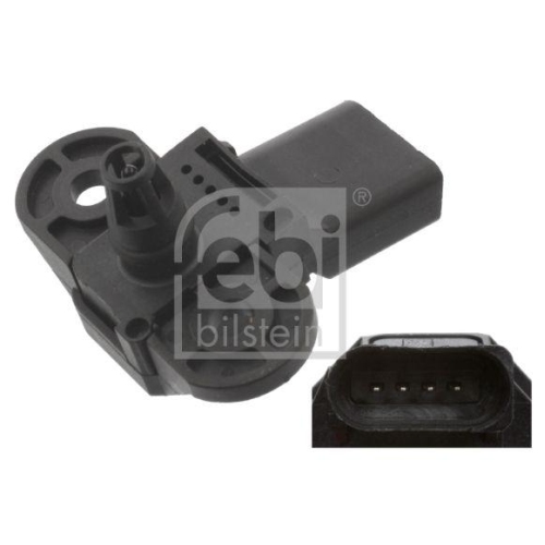 Sensor Ladedruck Febi Bilstein 45079 für Audi Seat Skoda VW Ansaugkrümmer Hinten