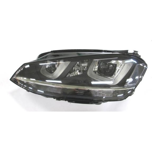 Scheinwerfer Rechts Volkswagen Golf VII GTD 2012 XENON Schwarzer Reflektor MI...