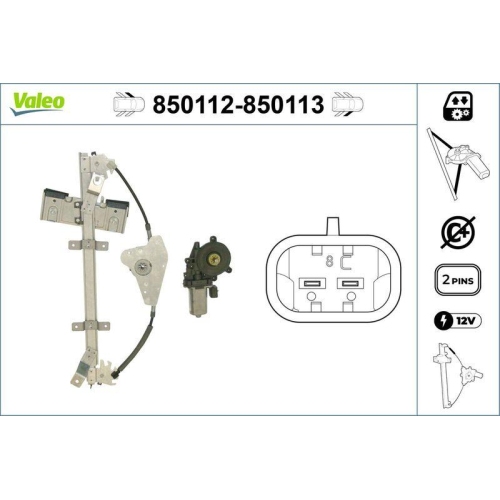 Fensterheber Valeo 850112 f&uuml;r Ford Vorne Links