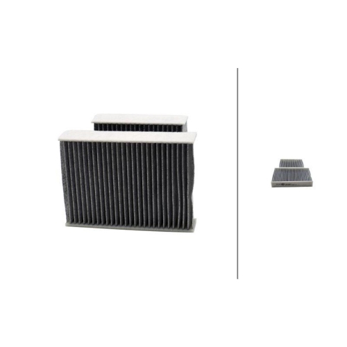 Filter Innenraumluft Hella 8ZC 366 120-671 f&uuml;r Citro&euml;n Peugeot DS