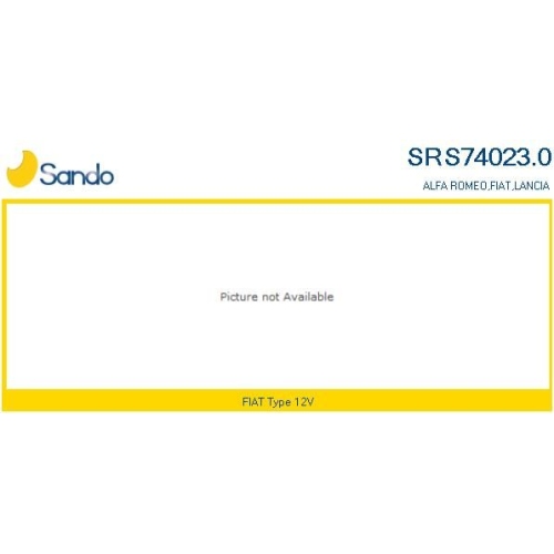 Vorwiderstand Elektromotor Kühlerlüfter Sando SRS74023.0 für Fiat