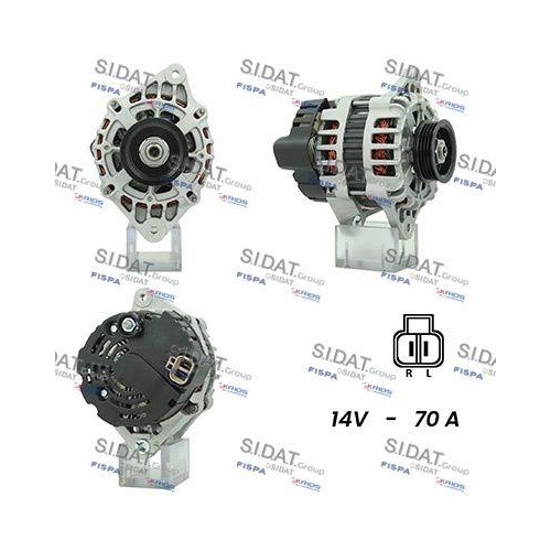 Generator Sidat A12VA0069 f&uuml;r Hyundai Kia