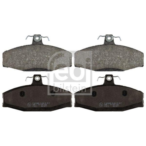 Bremsbelagsatz Scheibenbremse Febi Bilstein 16386 f&uuml;r VW Vorderachse