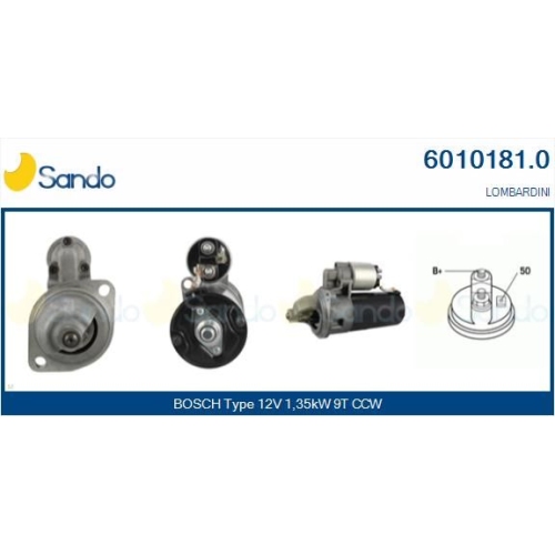 Starter Sando 6010181.0 f&uuml;r Lombardini