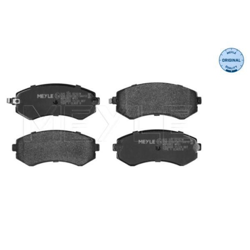 Bremsbelagsatz Scheibenbremse Meyle 0252350216W Meyle-original: True To Oe. f&uuml;r