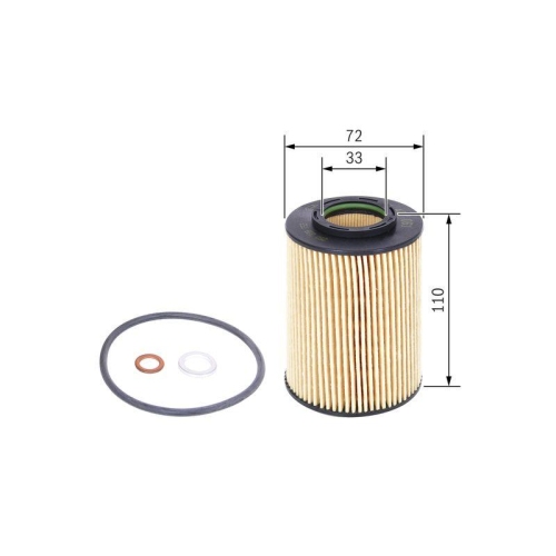 &Ouml;lfilter Bosch F026407061 f&uuml;r Hyundai Kia