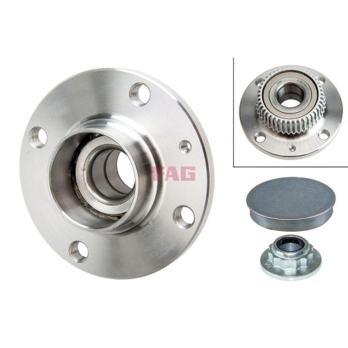Radlagersatz Schaeffler Fag 713 6103 20 für Seat VW Hinterachse