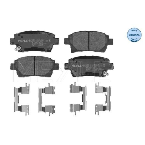 Bremsbelagsatz Scheibenbremse Meyle 0252351015W Meyle-original: True To Oe. f&uuml;r