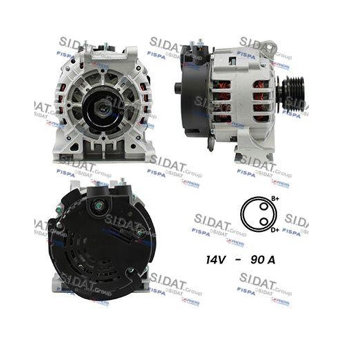 Generator Sidat A12VA0083A2 f&uuml;r Mercedes Benz Mercedes Benz Mercedes Benz