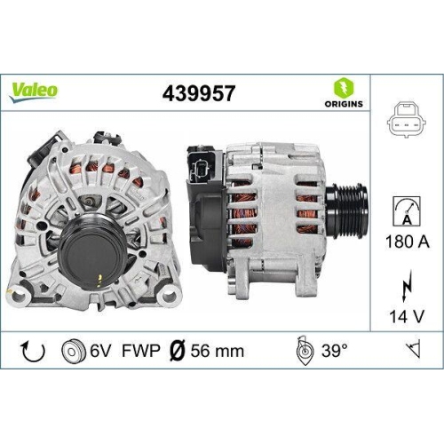 Generator Valeo 439957 Valeo Origins New Oe Technologie f&uuml;r Ford
