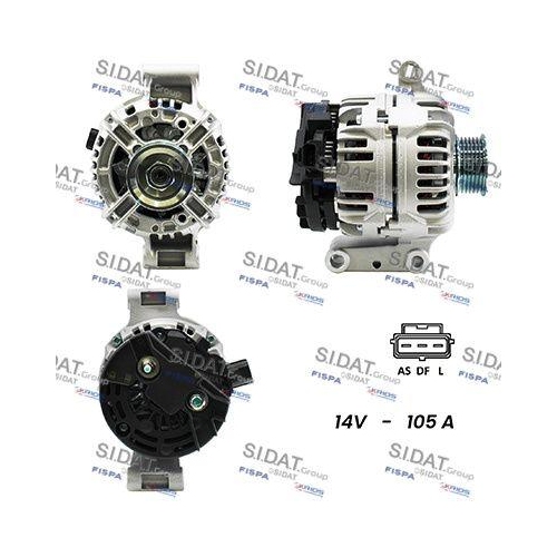 Generator Sidat A12BH0205A2 f&uuml;r Ford